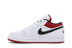 Nike Air Jordan 1 Low White University Red Branco
