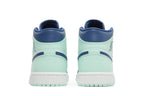 Air Jordan 1 Mid Aqua Blue Tint Verde