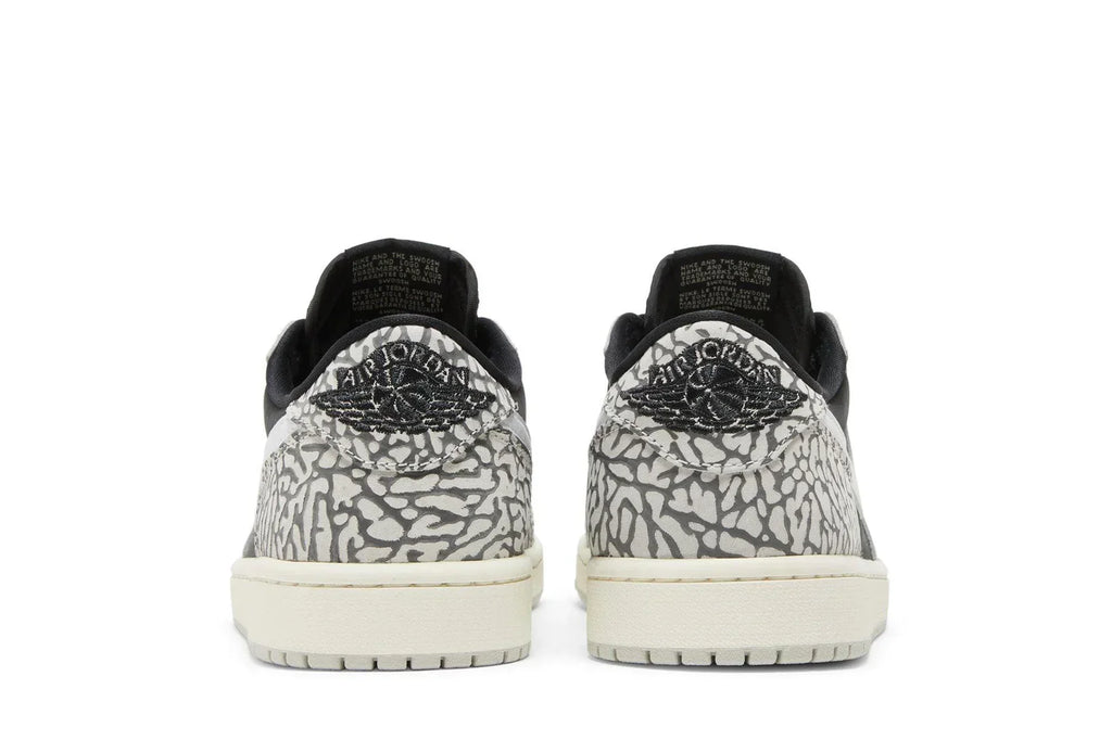 Air Jordan 1 Retro Low OG 'Black Cement' Preto