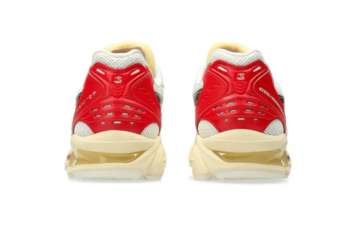 Asics Gel-Kayano 14 x Senna White Red Branco