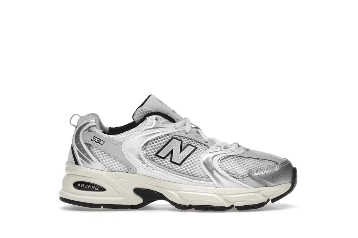 New Balance 530 Silver Cream Prateado