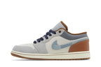 Air Jordan 1 Low SE Repaired Denim Swoosh Azul