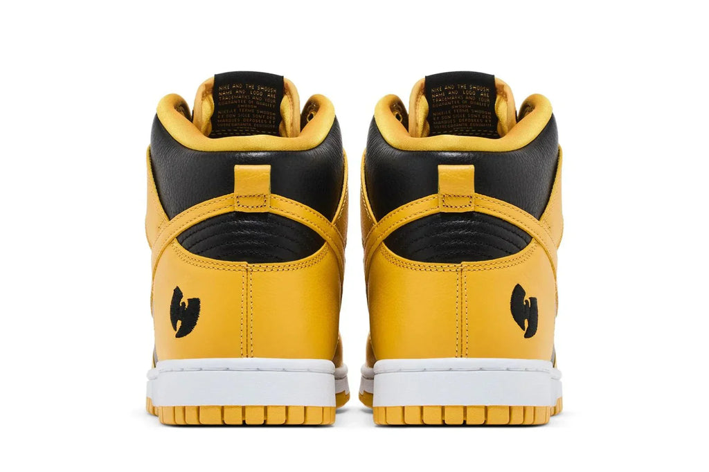 Nike Dunk High x Wu Tang Clan Black and Pollen Amarelo